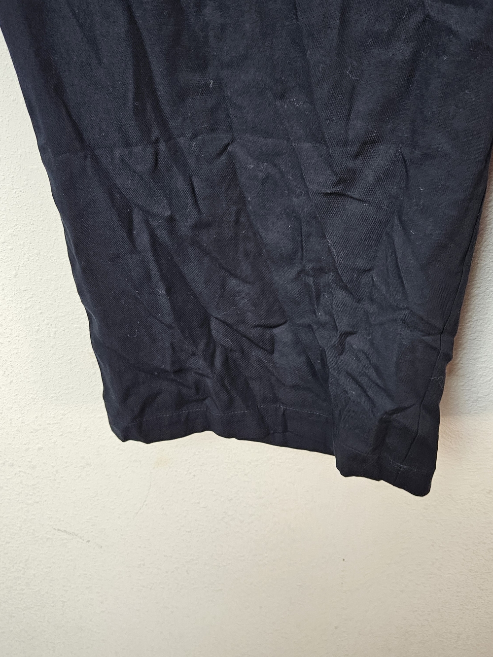 J Jill Navy Elastic-Waist Casual Wide Leg Cropped Lyocell Pants Size Medium - Picture 2 of 7